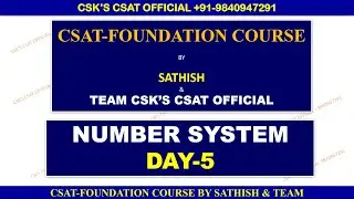 NUMBER SYSTEM DAY-5| UPSC CSAT2026 |