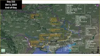Ukraine: military situation with maps October 3, 2022