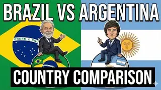 Brazil vs Argentina 2025 | Full Country Comparison