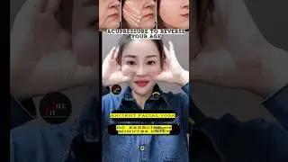 Acupressure to Reverse Your Age | Tighten Your Face #faceyoga #antiaging #yoga #facelift #shorts