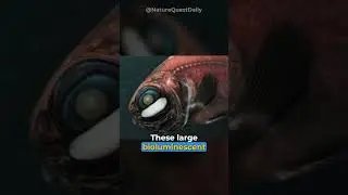 The Flashlight Fish  - The Underwater Batman | Nature Quest Daily | #shorts