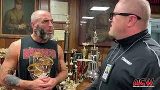 Travis Norbert confronts Mark Briscoe about safety violations // #acw