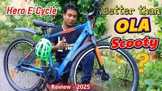 Hero E - Cycle ( Electric Bicycle ) Review 2025 - Price, Mileage, Speed, Battery  Vs Ola Scooter ?