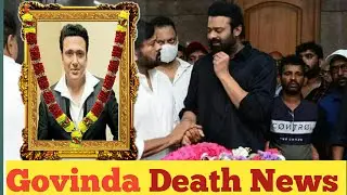 Old Bollywood Indian Actor Govinda Passed away senior Actor Govinda rip death news CCTV Video