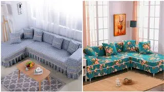 Sofa cover design ideas || installation #part1