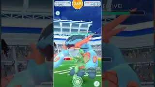 Mega Swampert Solo With Lvl 40 Mons Only || No Zacian Adv Efx || Pokemon Go ||