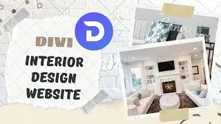 Interior design website using DIVI 2022 updated 🔥