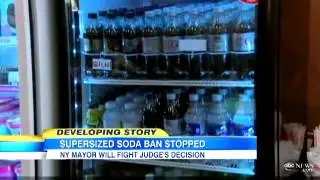 NYC Super-Sized SODA BAN Halted by Judge | NY Mayor Fumes As Judge BLOCKS Ban on Mega Sodas