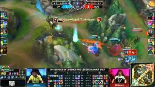 EDG vs UP Tencent LPL Summer Split 2015 W4D2 Edward Gaming vs Unlimited Potential Game 2 highlights