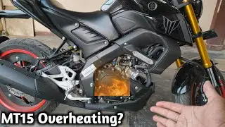 Mt15 Overheating problem solution! - Mt15 engine overheat 💥