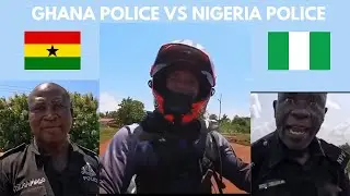 NIGERIAN POLICE WAS CAUGHT ON CAMERA DOING THIS TO A FOREIGNER- THIS IS WHY GHANA POLICE IS BETTER