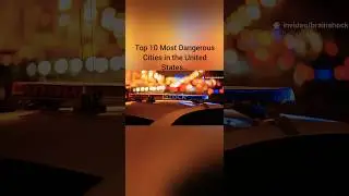 Top 10 Most Dangerous Cities in the US 2025USCities #DangerousCities #USA #BrainShockAI #Top10