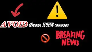 DON&rsquo;T book PTE Yet!