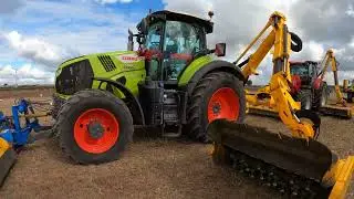 2021 Claas Axion 830 CMATIC 6.7 Litre 6-Cyl Diesel Tractor (225/240HP) with Shelbourne Reynolds