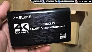 Cheap 4K Ultra HD Zasluke Capture Unboxing Review