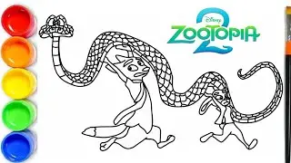 How to draw Zootopia 2 | Drawing Gary Nick and Judy