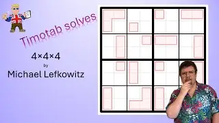 Multidimensional Sudoku | 4×4×4 by Michael Lefkowitz
