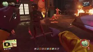 AFK God mode round skip glitch on Shaolin shuffle Iw zombies