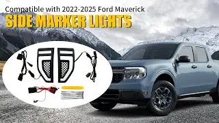 Side Marker Lights Compatible with 2022-2025 Ford Maverick
