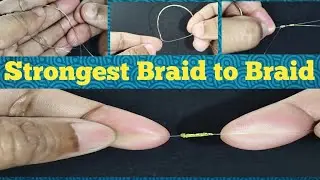 Strongest Braid to Braid Fishing Knot [Modified Double Uni Knot]