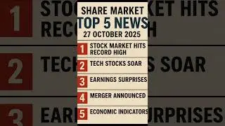 5 лучших новостей рынка акций по состоянию на 27 октября 2025 г.? #shorts #viral #trending #Short...