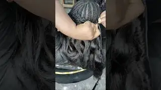 sew -in weave 4x4 closure #afrohouse #wigs #fyb #fixing #shorts #silkclosure #instantweave