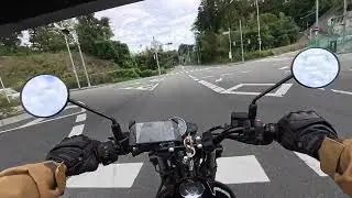 【CB223s】冬は寒すぎてツーリングに行けない方へ、擬似ツーリング（主観・排気音のみ）