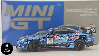 Nissan Silvia S15 D-Max Racing 2023 D1 Grand Prix by Mini GT | UNBOXING and REVIEW