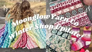 Moonglow Yarn Co Winter Second Chance Shop Update Preview! ❄️ Beautiful yarn + fun winter projects!