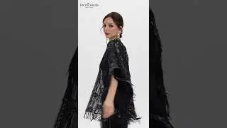 Custom Sequin Fringe Rock Cape