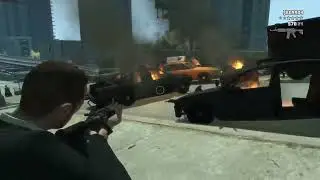GTA IV Five star standout after exploding cash truck [raw] #nocomentary