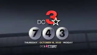 DC LOTTERY Midday 10/16/2025