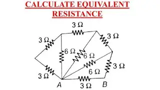 The equivalent resistance between points A and B of the circuit given / Class 10 and 12th Physics