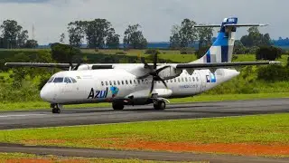 Decolagem do ATR 72-600 da Azul // PR-TKJ no Aeroporto Municipal de Patos de Minas - SNPD/POJ