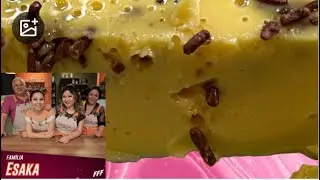 Sobremesa de maracujá com chocolate granulado