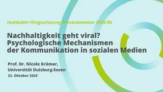 HumboldtN-Ringvorlesung: Prof. Dr. Nicole Kr&auml;mer