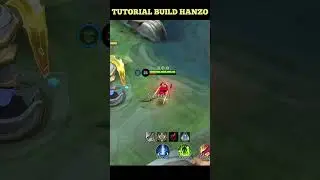 ☑️Hanzo Best Build Tutorial from Aprome | #mlbbshorts