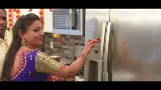 Satya & Anusha Housewarming Glimpse   #4k #housewarming #indianhousewarming #djiair #sonya7iv