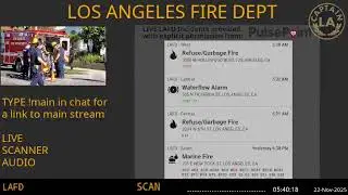 21-Nov-2025 // LAFD Los Angeles Fire Department SCANNER Radio ARCHIVE // FIRE & EMS // LA CAPTAIN