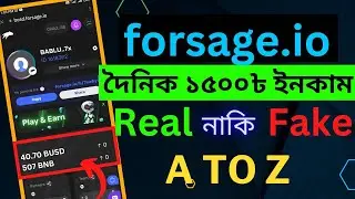 Forsage.io কি | কিভাবে কাজ করবেন | কত টাকা ইনকাম | A to Z | Forsage.io Review Bangla | #techheap