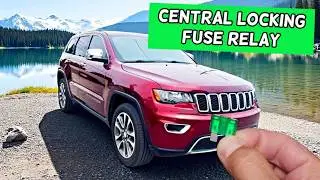 Jeep Grand Cherokee Central Locking Door Locks Fuse Relay Location Replacement 2011 - 2022
