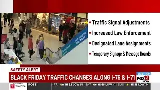 Holiday traffic enforcement, traffic changes