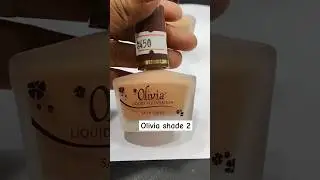 product review( day 2 ) olivia foundation, price 60/- #cheapest #makeup #trending #filmora #shorts