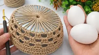 Don’t Throw Away Old CDs! 😱 Stylish & Useful Egg Basket for Your Kitchen ♻️🥚
