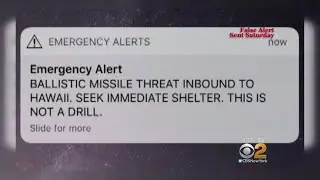 False Missile Alert Costs Worker His Job