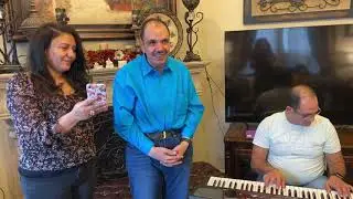 ترنيمة يا عذراء أخذتي الطوباوية مع المرنمة غادة عريان وبعض شعب كنيسة مارمينا دلاس بتكساس ــ أمريكا