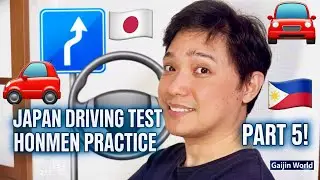 🇯🇵🇵🇭 PART 5! JAPAN DRIVING TEST HONMEN PRACTICE QUESTIONS & ANSWERS | ENGLISH & TAGALOG GUIDE