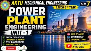 Power Plant Engineering Unit-1 | AKTU BME072 | 7th Sem Mechanical | Explained in hindi 
