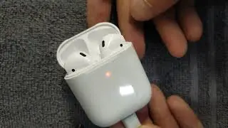 Индикация зарядки lightpods