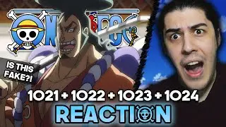 Оден ЖИВ??? - One Piece | Реакция на эпизоды 1021 - 1024